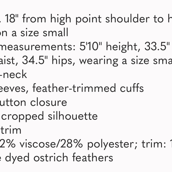 Aqua feather cuff cardigan - Picture 4 of 6